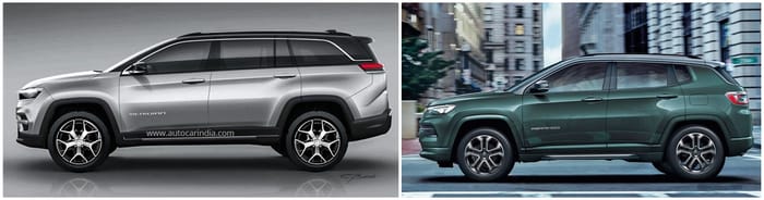 Jeep Meridian vs Compass: what are the differences?